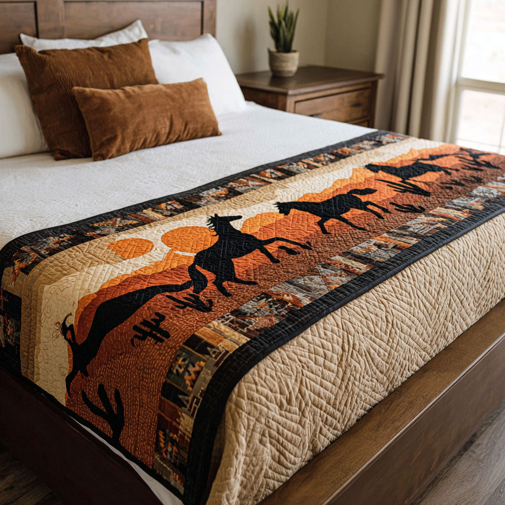 Trail Dust Quilted Bed Runner NCU0PT8640