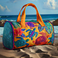 Padded Travel Bag - Colorful Turtles