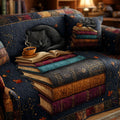 Velvet Library Quilted Sofa Cover NCU0TV762