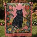 Velvet Shadows Woven Sofa Blanket NCU0DV4170