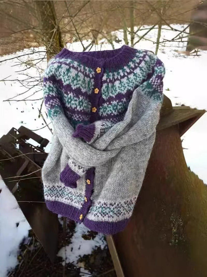 Jennifer - Vintage Icelandic Cardigan