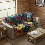 Whimsical Chickens Quilted Blanket NCU0PT040