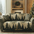 Woodland Peace Quilted Sofa Cover NCU0DV8619