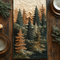Woodland Wanderlust Quilted Table Runner NCU0DV5279