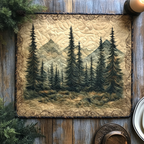 Woodland Whisper Quilted Place Mat NCU0DV5717