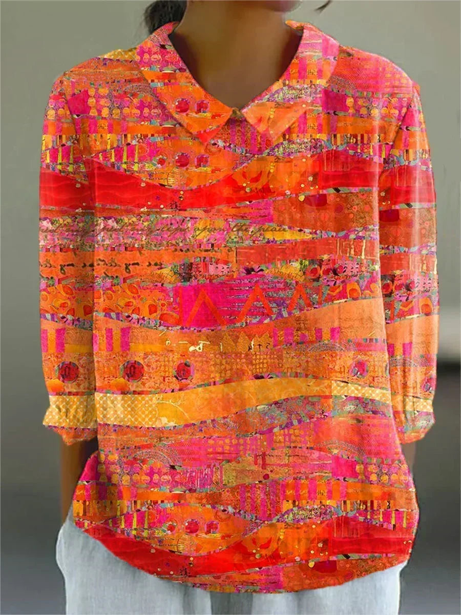 Maeve - Vibrant Mosaic Blouse