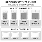 Barnyard Blossom 3-Piece Quilted Bedding Set NCU0PT5649
