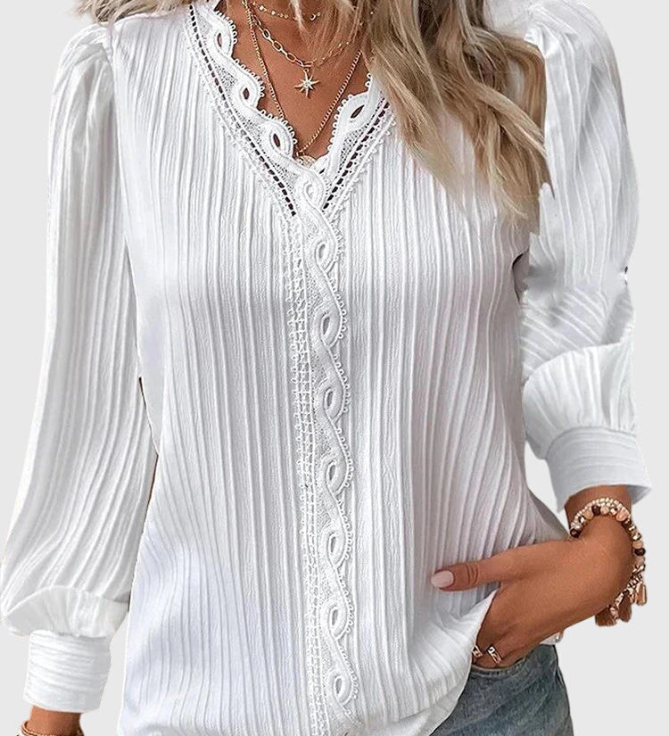 Ruby - Elegant Pullover Blouse