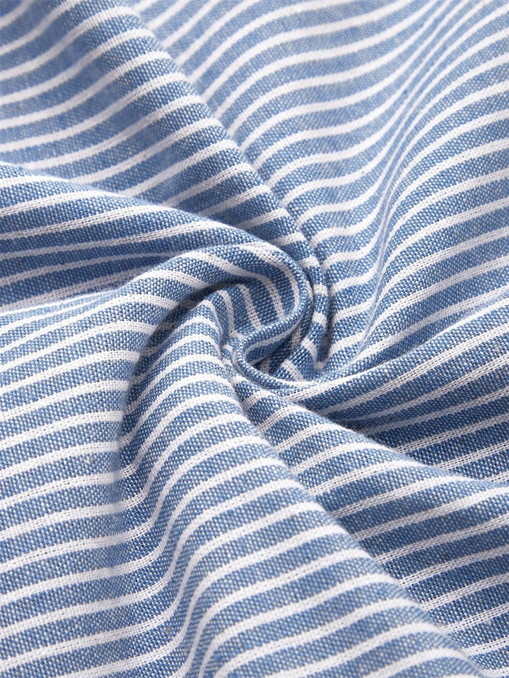 Josephine - Elegant Striped Summer Midi Dress