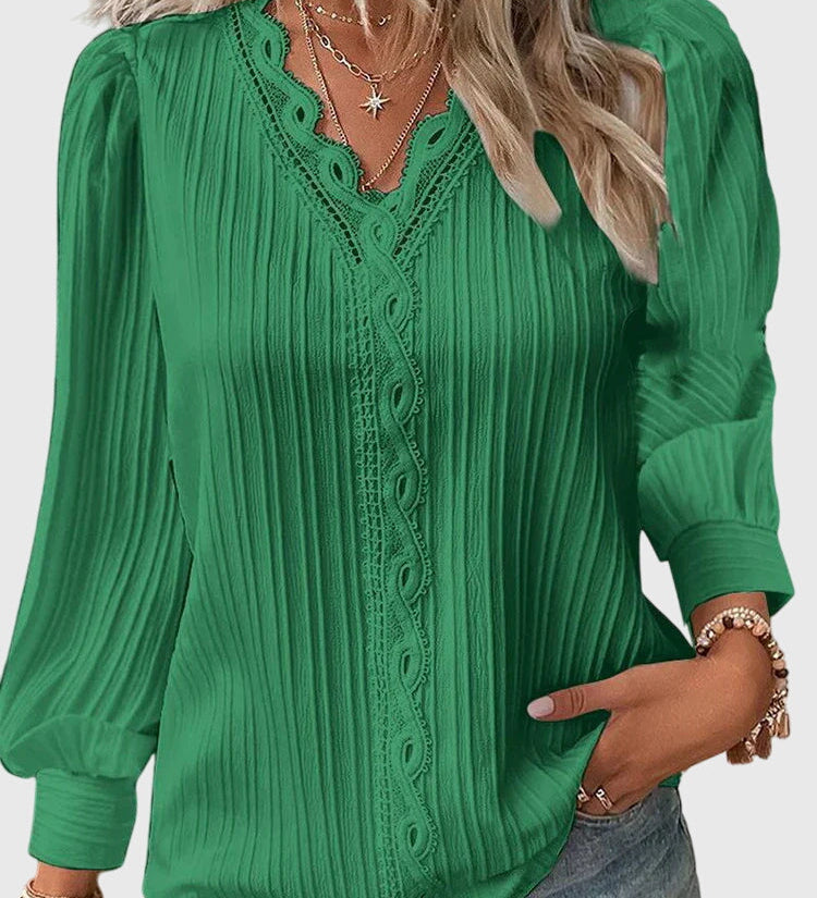 Ruby - Elegant Pullover Blouse