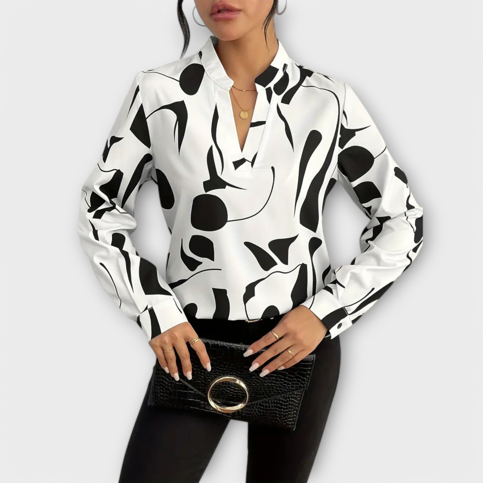 Amanda Elegant Blouse With Design