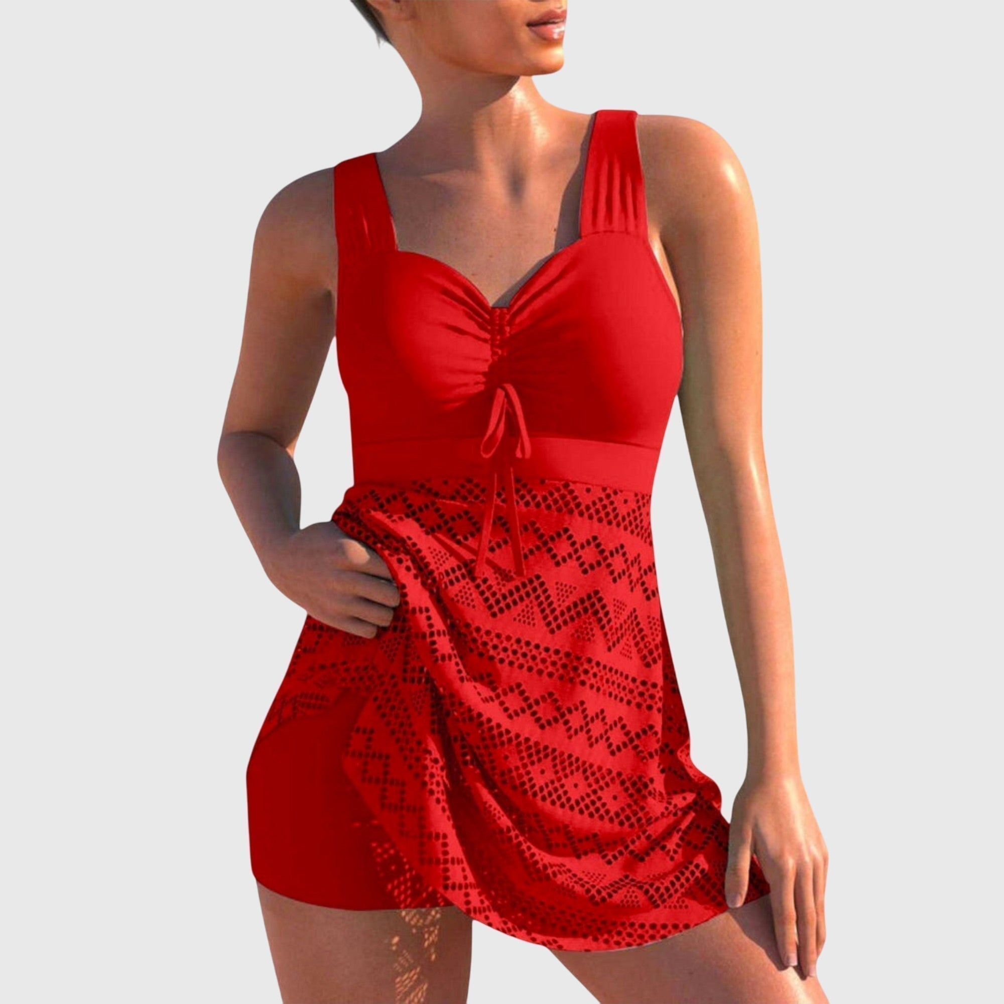 Patricia - Two-Piece Swimsuit with Skirt