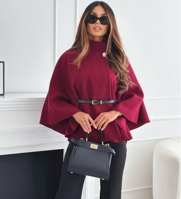 Aline - Papillon Coat with Belt