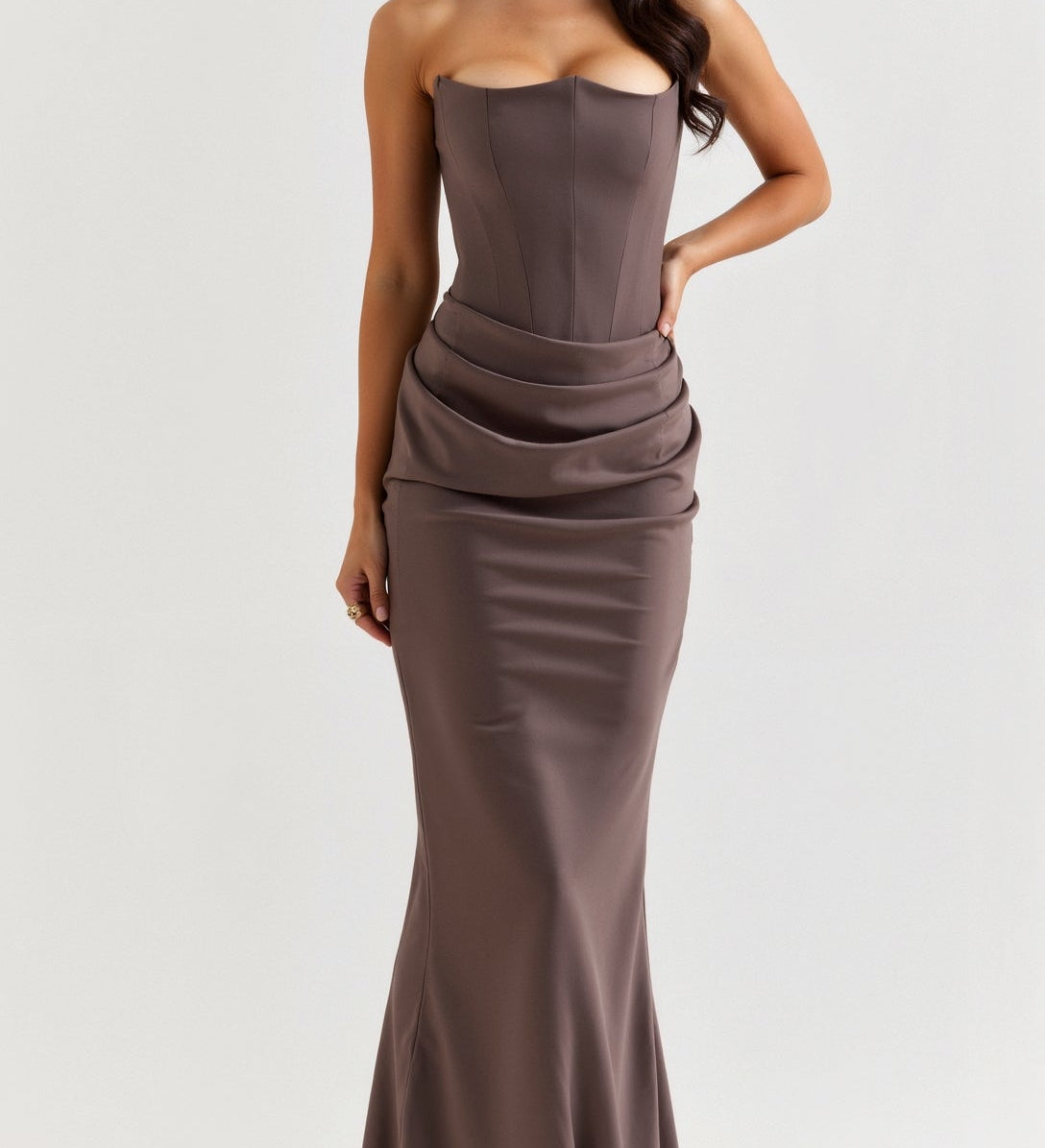 Emily - Long dress with bodice