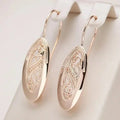 Golden Radiance Drop Earrings