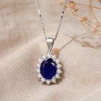 Blue Sapphire Radiance Pendant
