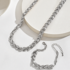 Elegant Glass Rhinestone Fish Tail Set
