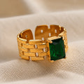 Emerald Monarch Jewel Ring
