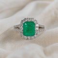 Emerald Regent Crown Ring