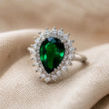 Opulent Teardrop Statement Ring