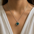Emerald Heart Heirloom Pendant
