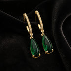 Emerald Opulence Stud Earrings