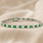 Emerald Sovereign Tennis Bracelet