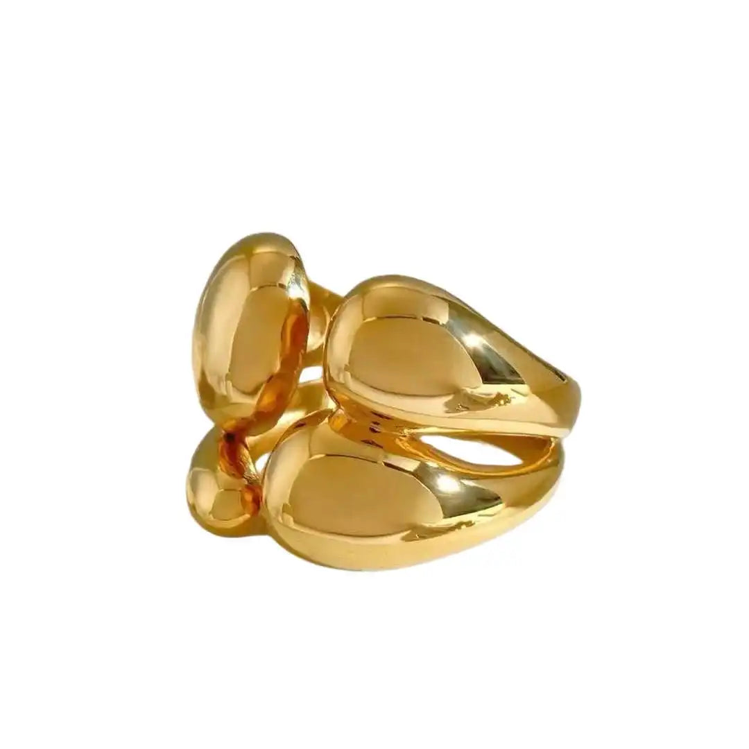 Two Tone Gold Silver Stackable Ring