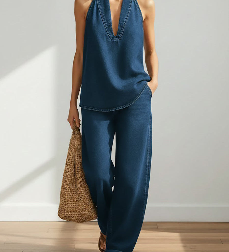 Denise - Two-Piece Denim Set