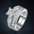 Vintage Silver Crystal Ring