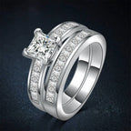 Vintage Silver Crystal Ring