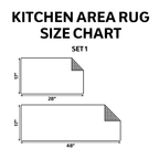 Golden Santa Kitchen Area Rug NCU0DV8494