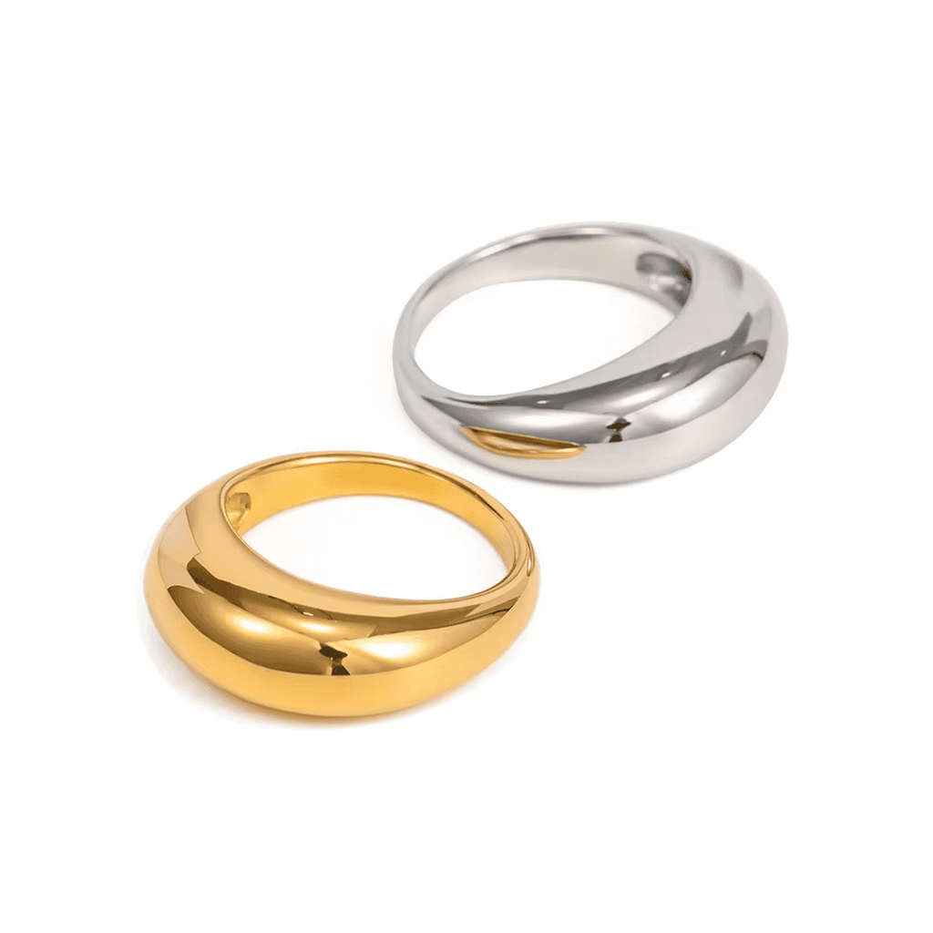 Timeless Golden Arc Ring