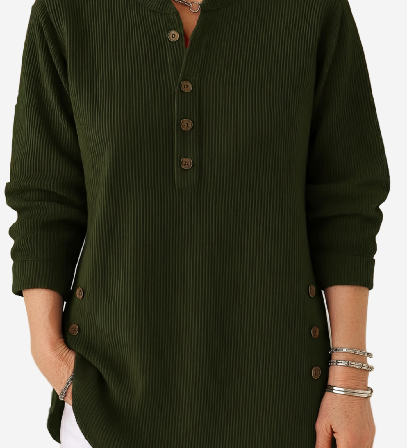 Kylie – Long Sleeve Solid Knit Sweater